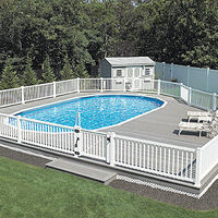 Aluminium Classic Oval Above ground pool